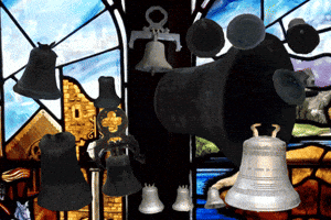 ringing stained glass GIF by Faith Holland