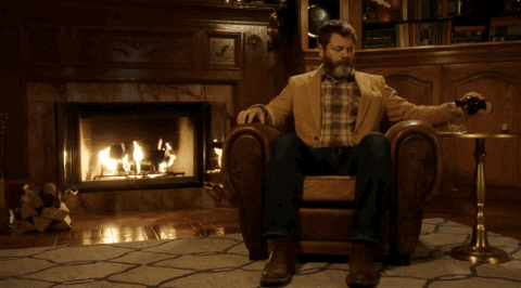 Nick Offerman Drinking GIF - Find & Share on GIPHY
