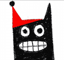 surrealipop santa, cat elf, elf, kittysanta, amymalcolm, surrealipop, kittyaname, fun, hat, christmas, stocking, GIF