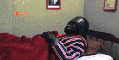 luigui bed starwars vader darth GIF