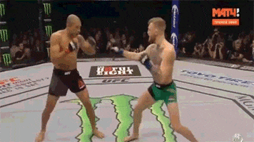 totaldamagehu ufc mma mcgregor aldo GIF