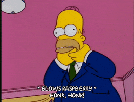 homer simpson tongue out GIF