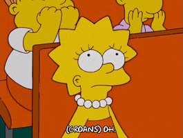 Groaning Lisa Simpson GIF by The Simpsons
