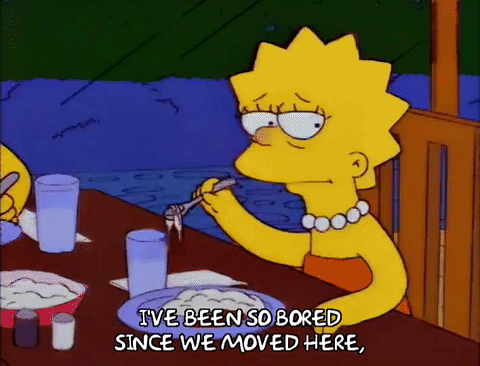 Marge Simpson Boredom GIF