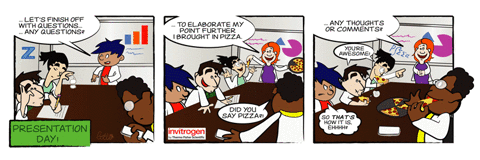 DeadOn_Studios pizza science comic pizza party GIF