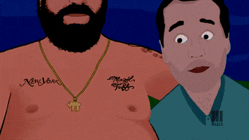 jeremy piven cuddle GIF by Story Time with Fat Jew
