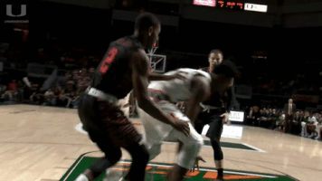 slam dunk basketball GIF by Miami Hurricanes