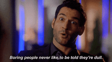 lucifer on fox boring people GIF by Lucifer