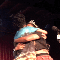 Jessica Williams Hug GIF by 2 Dope Queens Podcast