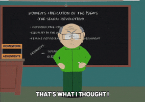 mad teacher GIF by South Park 