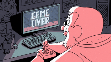 game over neckbeard GIF by Adult Swim