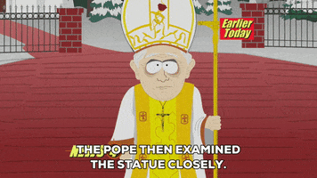 pope looking GIF by South Park 