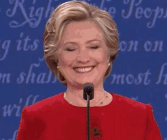 Shimmying Hillary Clinton GIF