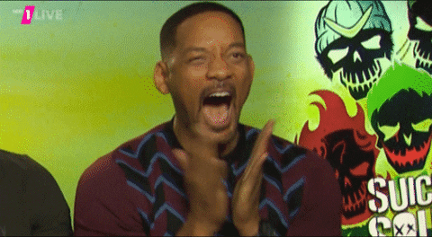 happy, nice, suicide squad, applause, clapping, will smith, clap, 1live,  applaus, happy clapping Gif For Fun – Businesses in USA