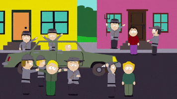 beating up war GIF by South Park 