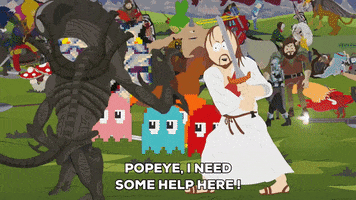 jesus sword GIF by South Park 