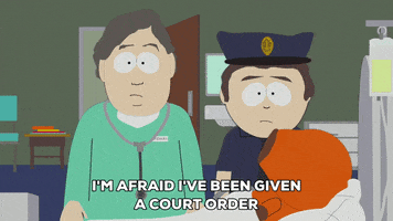 kenny mccormick police GIF by South Park 