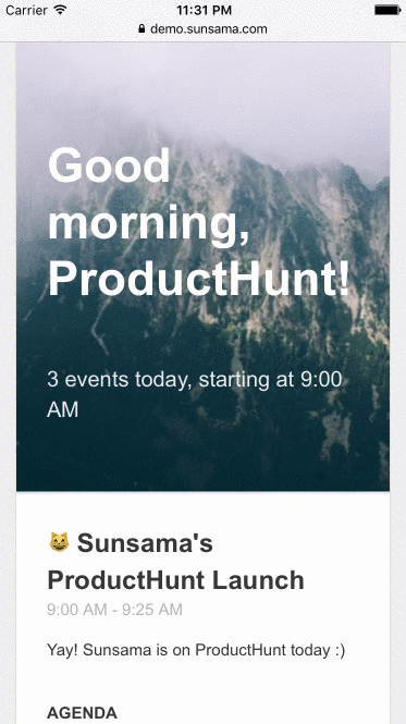 sunsama calendar GIF by Product Hunt