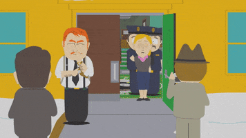 teacher cops GIF by South Park 