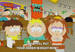 butters stotch surprise GIF by South Park 