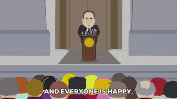 happy speech GIF by South Park 