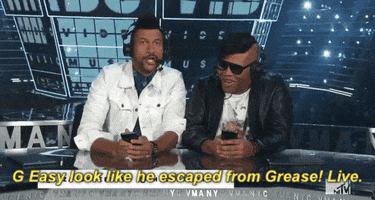 Key And Peele G Eazy Look Like He Escaped From Grease Live GIF by 2020 MTV Video Music Awards