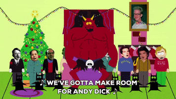excited andy dick GIF by South Park 