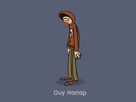 guyharlap animation cartoon eat disgusting GIF
