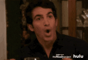 shocked the mindy project GIF by HULU