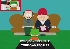 kyle broflovski poster GIF by South Park 