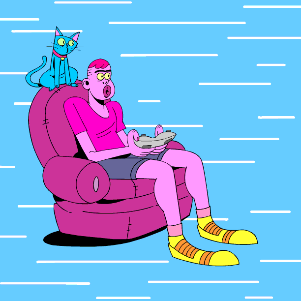 In The Zone Gamer GIF by Ian Laser