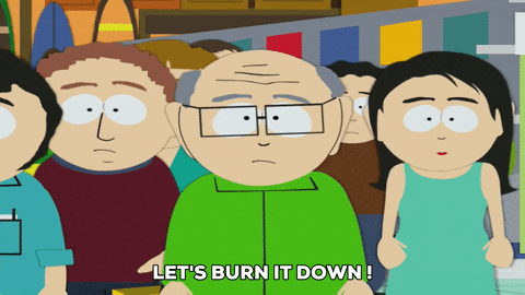 Fire Burn GIF by South Park 