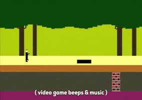 trees running away GIF by South Park 