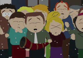 liane cartman crowd GIF by South Park 