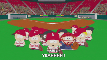 celebrating baseball team GIF by South Park 