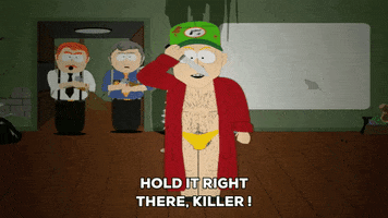 killer yelling GIF by South Park 