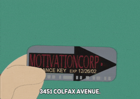 address on card GIF by South Park 