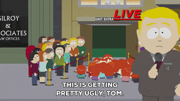 crowd reporter GIF by South Park 