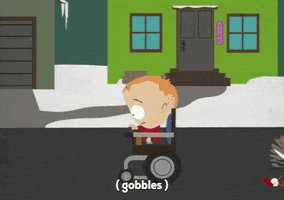 thanksgiving chasing GIF by South Park 