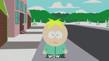 surprised butters stotch GIF by South Park 