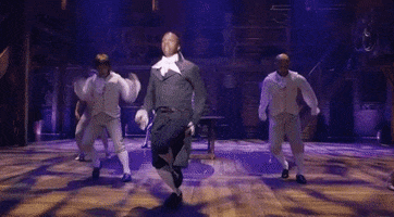 leslie odom jr broadway GIF by Hamilton: An American Musical