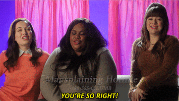 nicole byer mansplaining GIF by Party Over Here