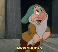 bashful snow white and the seven dwarves GIF