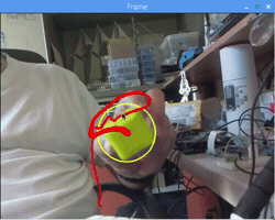 Raspberry Pi Color Tracking GIF