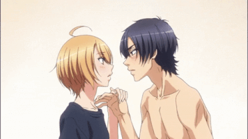 Larisi anime kiss gay yaoi GIF