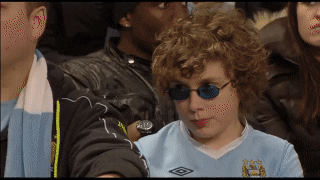 Manchester City happy soccer excited fan GIF