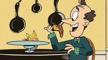the loud house pizza GIF by Nickelodeon