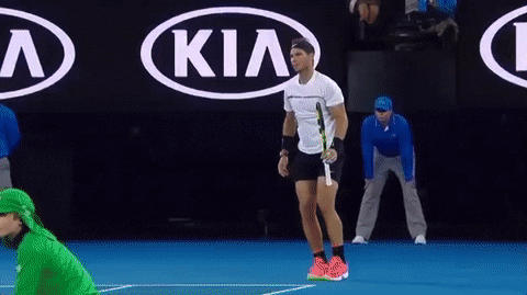 serious rafael nadal GIF by Australian Open