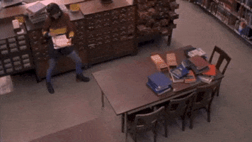 szainabwilliams dance books library parker posey GIF