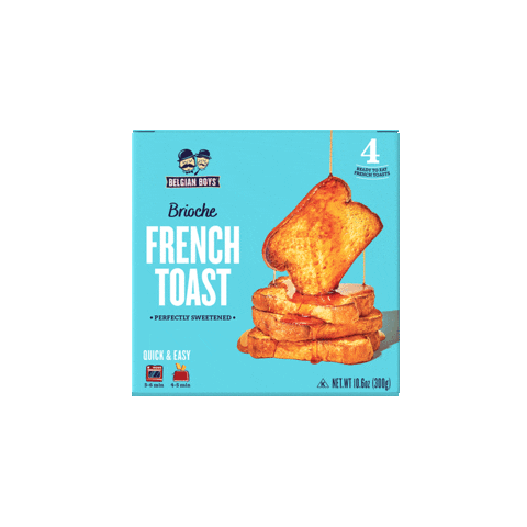 French Toast Breakfast Sticker by Belgian Boys